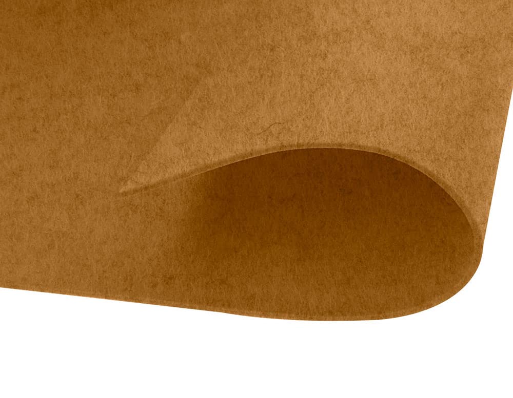 Acrylic Felt Brown slats 20 x 30 cm x 1 mm. 160 g/m2 20u.