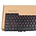 Eathtek Replacement Keyboard Without Frame with RED Letter for ASUS G751J G751JL G751JM G751JT G751JY Series Black US Layout, Compatible Part Number 0KNB0-E601US00 ASM14C33USJ442