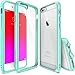 iPhone 6S / 6 Case, Ringke [Fusion] Clear PC Back & TPU Bumper [Drop Protection] Attached Dust Caps with Screen Protector for Apple iPhone 6 / 6S - Mint