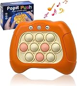 Jastown Quick Push Game Console light up pop it sensory fidget orange