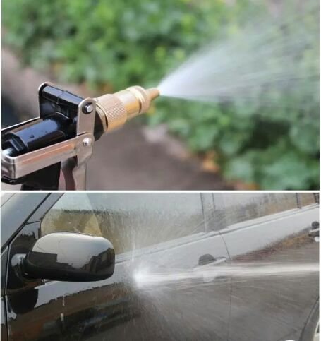 HOBULL High-Pressure Car Expansion Hose Household Water Gun Sprinkler Head Water Cannon Tool Copper Hose Nozzle Sprayer Accessories Water Cannons Kit