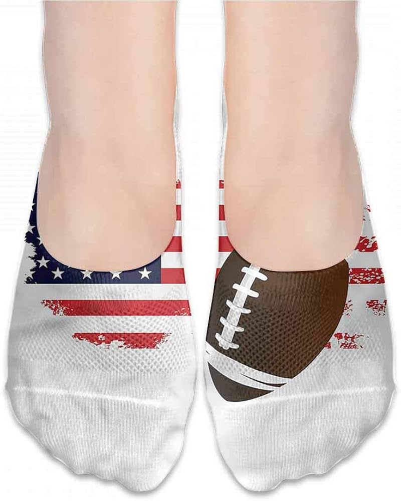 Comfortable and Breathable 1 Pair Mens Socks Sports,Pattern of USA Flag