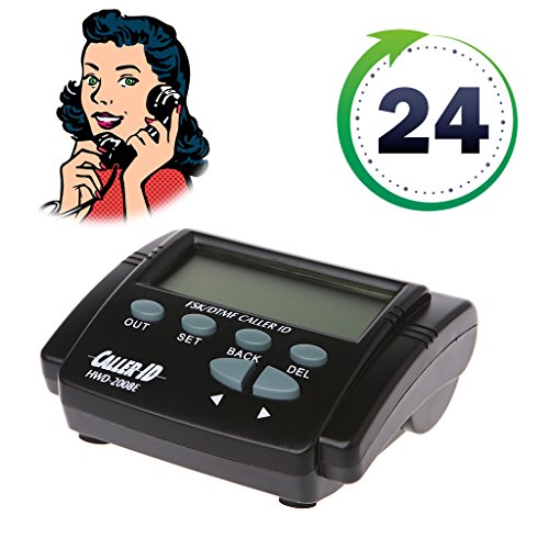 Milue Dual Signal FSK/DTMF Telephone Call Box Caller ID Mobile Phone LCD Display