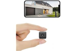 SHAOPAO Mini Wireless WiFi Camera Small Home Security Camera Indoor Outdoor Security Camera 1080P Cam HD Night Vision, Motion Detection Phone Application Built-in Battery Cat Dog Camera for Home Security pet