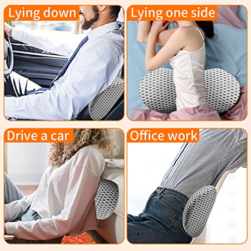 Lumbar Support Pillow Ergonomic , Memory Foam Lumbar Pillow Recliner