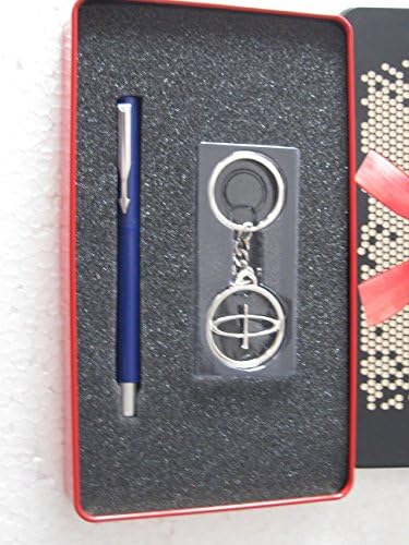Parker Vector standard CT Roller Ball Pen with Key Chain in special Tin Pack Box - Best for Gifting - Body Color May vary Blue/Red - Ink Blue