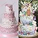 Anyana Fondant Impression Mats square fondant impression lace butterfly mould Silicone imprint mold Cake Decorating Supplies for Cupcake Wedding Cake topper Decoration