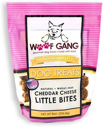 Woof Gang Cheddar Cheese Little Bites - All Natural/Wheat-Free Dog Treats