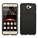 Huawei Y5II case, KuGi ® Huawei Y5II case - High quality frosted style Soft TPU Case for Huawei Y5II /Huawei Y5 2 smartphone (Black)