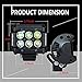 LED Pods, Offroad Town 2pcs 18w 4'' LED Work Light Bar Spot CREE Chips LED Fog Lights Unique Panel Design Driving Light for Jeep Cabin Boat SUV Truck Car ATV