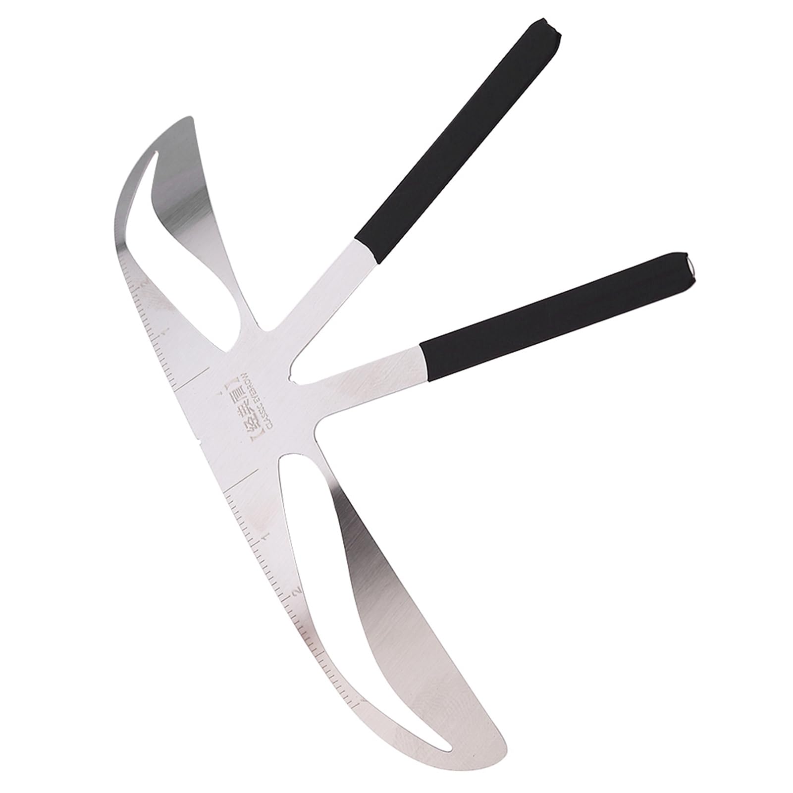 Eyebrow Ruler, Permanent Tattoo Eyebrow Measure Balance Extension Three-point positioning design Ruler Shape Stencil Stainless Steel Makeup Tool(Classic Eyebrow)