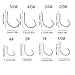 NICO SEE WONDER 105pcs Rolling Ball Barrel Fishing Swivel & 80pcs Fishing Circle Hooks, Eagle Bait Holder Barbs - Stainless Steel High Strength Black Nickel for Saltwater Freshwater Fishing