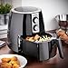 VonShef 2.3QT (2.2L) Air Fryer 1230W – Black