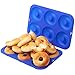 HOMKOM - Silicone Donut Baking Pan/Non-Stick Donut Mold/Donuts/Bagels/Muffins & Other Delicacies - Dishwasher, Oven, Microwave, Freezer Safe - Professional Grade Doughnut Pan Mold