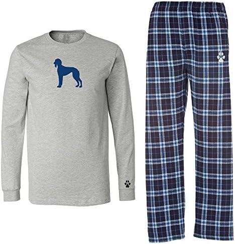 YourBreed Clothing Company Saluki Mens Flannel Pajamas.