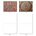 Woodworks' All Occasion Note Cards (Box of 10), Assorted Blank Greeting Cards with Envelopes, Elaborate Wood Carvings Stationery for Weddings, Sympathy, Thank You 4 x 5.12 inch M6459OCB