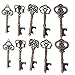 AmaJOY 50pcs Assorted Vintage Skeleton Key Openers Antique Copper Wedding Favors Birthday Party Gifts