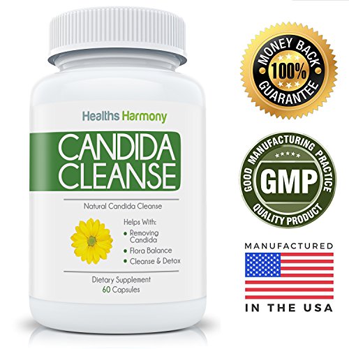 Best Candida Cleanse & Yeast Infection Support Powerful Natural Herbs Caprylic Acid & Oregano