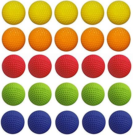 100pcs Rounds for Nerf Rival Apollo Zeus Refill Toy Compatible Gun Bullet Balls (Multi-color)