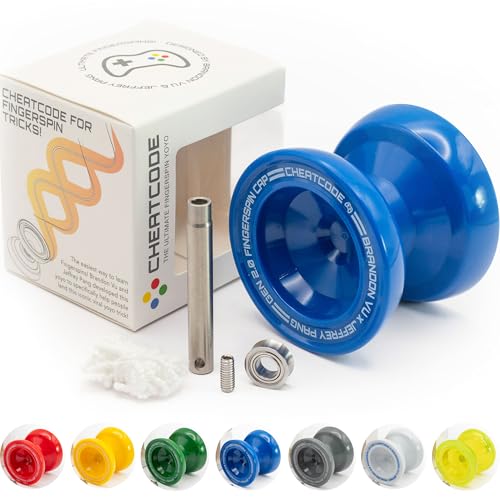 Photo 1 of Cheatcode Yoyo by Brandon Vu | Master Fingerspin Tricks | A Responsive & Unresponsive Yo-yo for Kids, Teens & Adults | Great Yo Yo For Beginners | Extra Professional Ball Bearing Kit Included | Offset