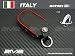 LMS01-6-A Leather Key fob Holder Case Chain Cover fit For Maserati Smart key
