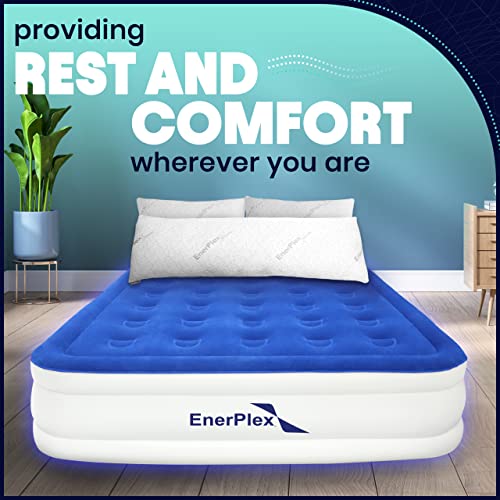 EnerPlex Twin Air Mattress with Builtin Pump 13 Inch Double Height