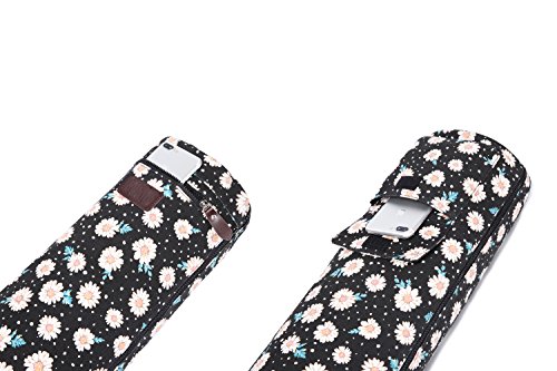 Boence-Yoga-Mat-Bag-Full-Zip-Exercise-Yoga-Mat-Sling-Bag-with-Sturdy-Canvas-Smooth-Zippers-Adjustable-Strap-Large-Functional-Storage-Pockets-Fits-Most-Size-Mats