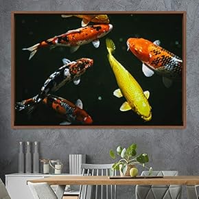 signwin Framed Canvas Wall Art Swimming Free Cool...