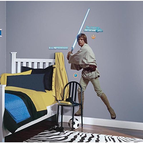 RoomMates Star Wars Classic Luke Peel and Stick Giant Wall Decal