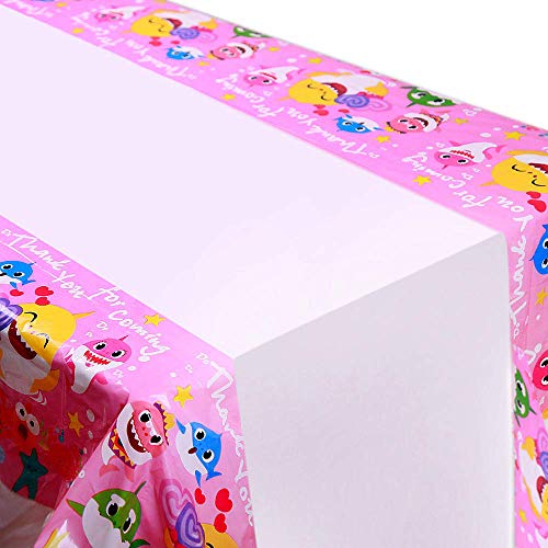 Baby Cute Shark Party Supplies Birthday Decorations Set Pink For Girls Baby Shark Doo Doo Balloons Happy Birthday Banner Cake Topper Baby Cute Shark Party Decor Pricepulse