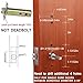Left Handed keyless mechanical door lock Digital Locker Home Entry Security Safety Door Lock，100% Stainless Steel 304 Mechanical--only for single bore door -Not Deadbolt,Need to drill additional,