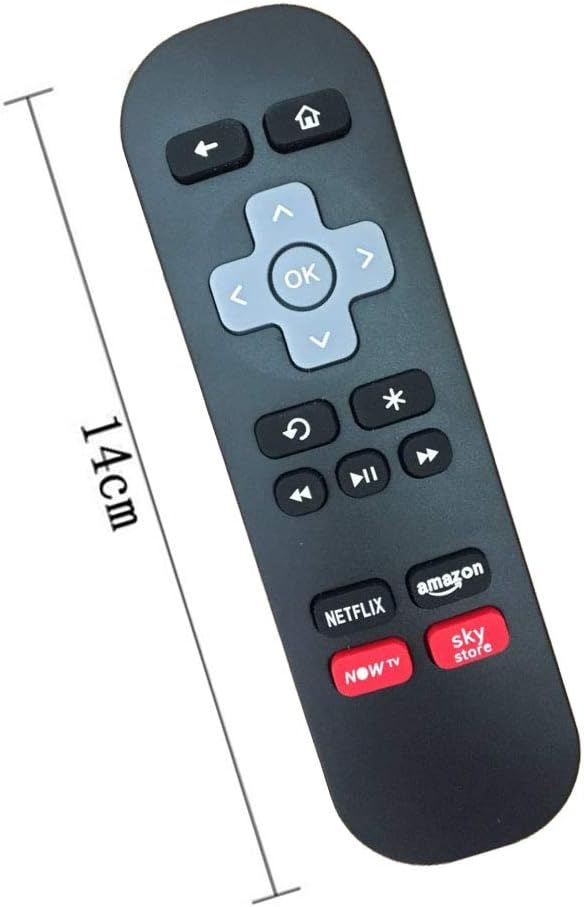 TV Remote Control for Hisense Roku R43B7120UK R50B7120UK R55B7120UK R65B7120UK B7120, pre-programmed for hisense roku tv remote control - Image 5