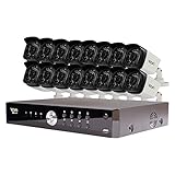 REVO America Aero HD 1080p 16 Ch. Video Security System with 16 Indoor/Outdoor Cameras
