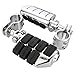 2X Chrome Durable Dually Foot Rest Pegs Footpegs Footrest 1-1/4