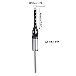 uxcell Square Hole Drill Bit 8mm(5/16") High Speed