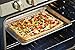 NUCU Artisan Professional Perforated Aluminum Baking Sheet Pan with Lip, 18 x 13-inch Half Sheet, Silver