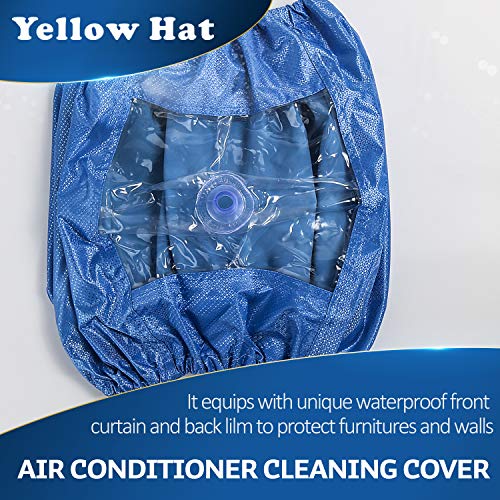Split Air Conditioning Cleaning Waterproof Cover Bag With Drain Outlet And Two Sides Support Plates Dust Washing Clean Protector Bag Wall Mounted Ac Large Size Service Bag With Water Pipe Pricepulse
