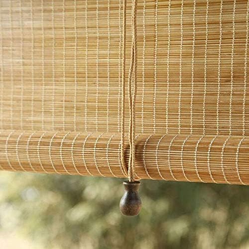 竹製ローラーブラインド ブラインド バルコニー用のローマのプライバシーカーテン 屋外 屋内 昇順および降順 サイズはカスタマイズ可能