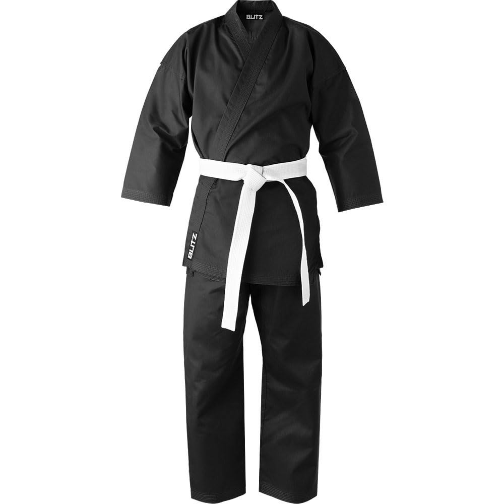 Blitz Student Karate Gi - Black - 0/130cm