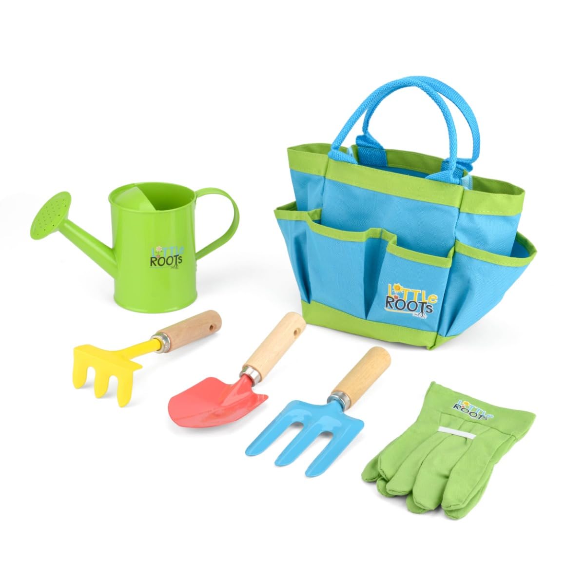 Little Roots BGG1653 Kids Tool Kit Bag, Toy Tool Box Set for Children, Multi-Colour