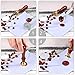 Auihiay 300 Pieces Sealing Wax Beads Sticks Gold Silver Red Wax Seal Beads Kit with 2 Pieces Candles and 1 Piece Melting Spoon for Wax Seal Stamp Letter Wedding Gift