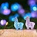 Impress Life 3D Alpacas Llama Fairy Indoor String Lights Decorations,10 Foot 30 LEDs Blue Pink Animal Lighting Decor, USB Plug-in and Battery Powered with Remote for Bedroom Wedding Party