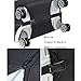 7-mi Water Resistant Print Trolley Case, Black, Size L: Fit 28-30 Inch Luggage