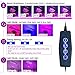 Grow Light, 20W 40 LED Bulbs Auto ON/OFF Plant Grow Lamp Dual Head Timing Grow Lights for Indoor Plants Seedlings with Red/Blue Spectrum Adjustable Gooseneck 3/6/12H Timer 5 Dimmable Levels
