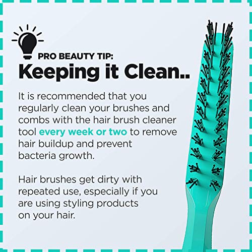 SuiteMade HeavyDuty Hair Brush Cleaner Tool 2PACK Removes Hair To