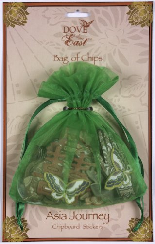 Dove of the east asia journey bag of chips self-adhesiv…