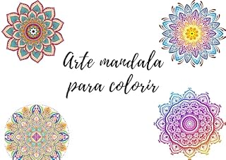 Livro ARTE MANDALA PARA COLORIR