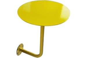 Yqqhrbm Wall-Mounted Table, Wall-Mounted Desk, 35cm Round Side Table for Sofa, Round Coffee Table for Small, Bedside Table, Y