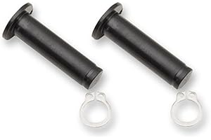 HILL COUNTRY CUSTOM CYCLES Black Replacement Lever Pin Set for Harley Touring models with Clutch Cable - HC-PINS-CBL-B