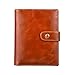 IDEAWIN RFID Travel Wallet Case Genuine Leather Trifold 2 Passport Holder Wallet